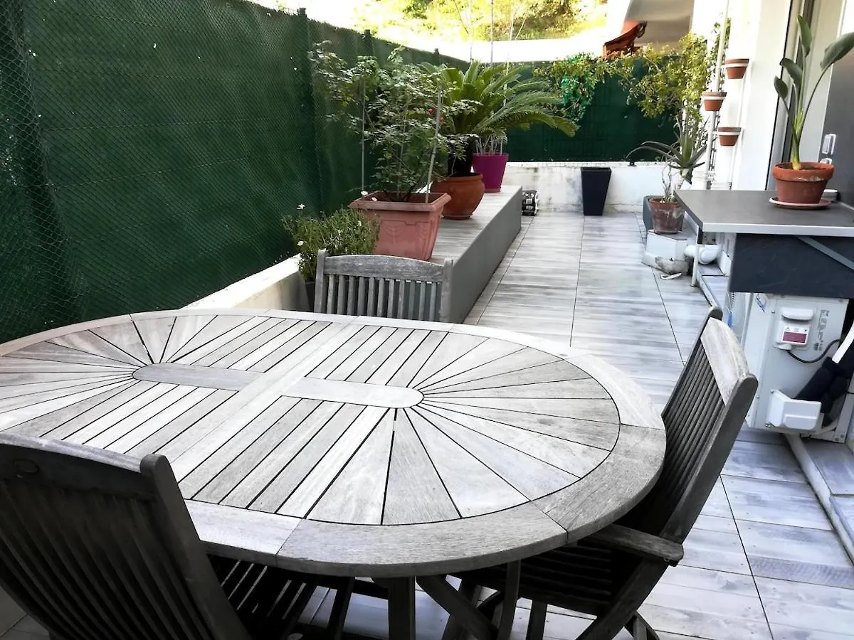 ニースCosy F1 Avec Grande Terrasse A 2 Pas Du Tramwayアパートメント フランス